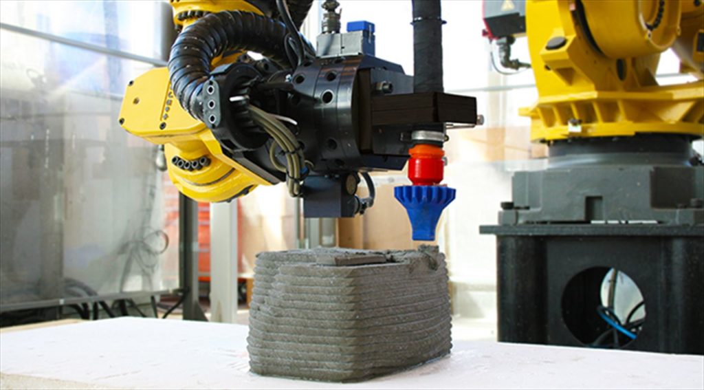 3D printing concrete