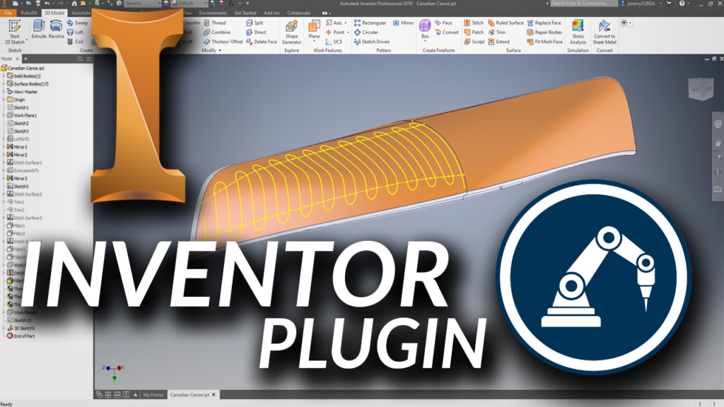 Level-Up Your Robot Manufacturing with the Inventor Plugin