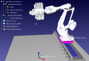 Robot composite manufacturing using RoboDK