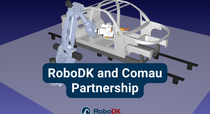 Partnership between RoboDK and Comau