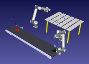 RoboDK传送带仿真