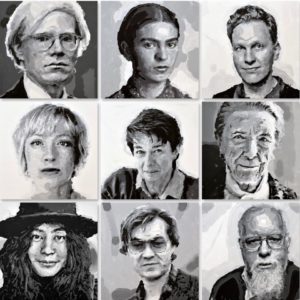 Rob-and-Nick-Carter机器人肖像画