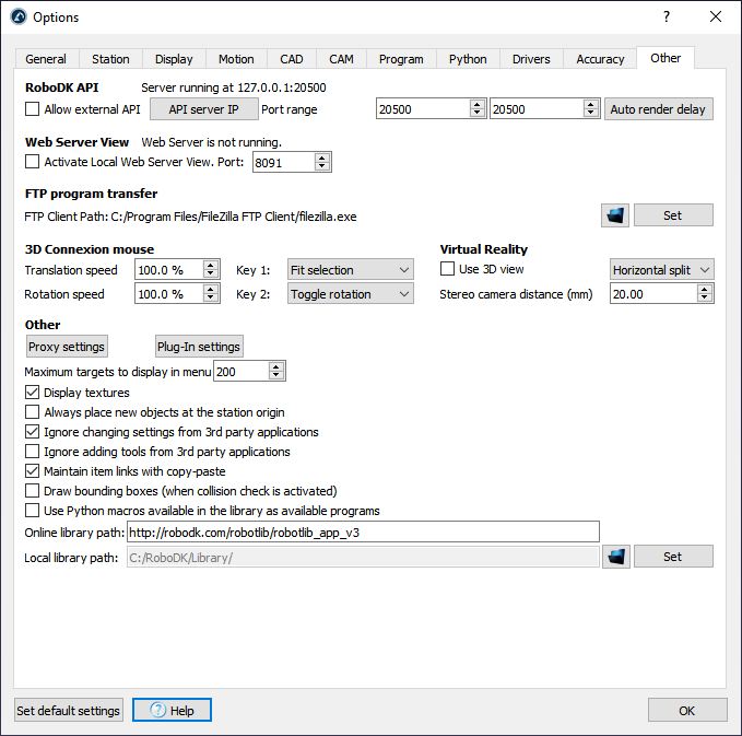 filezilla server setup to connect with an outside netword