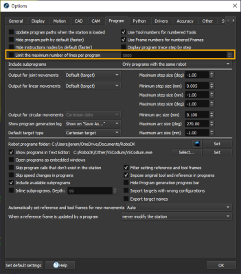 Limit lines per program.png