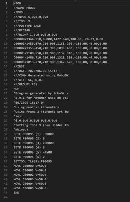 program with Motoman Cartesian post processor.JPG