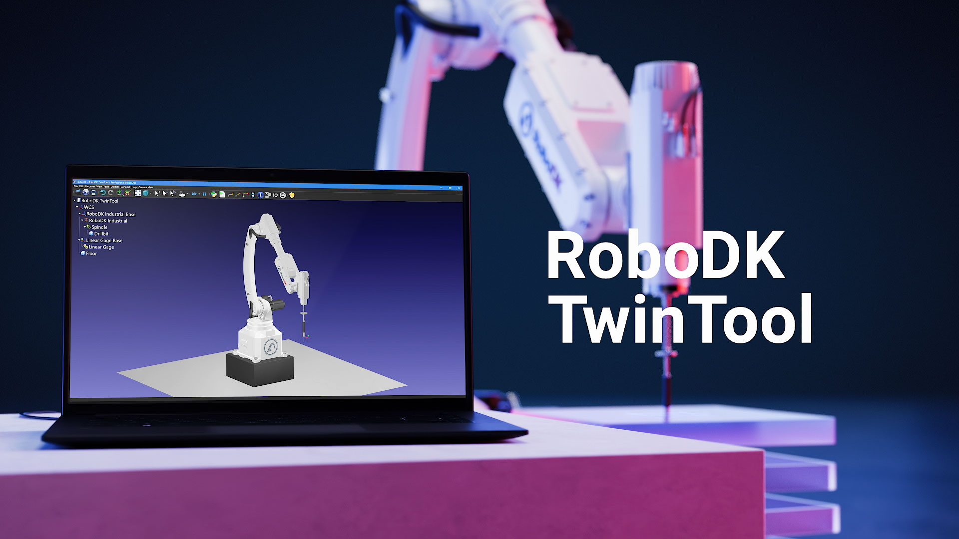 RoboDK TwinTool - настройка