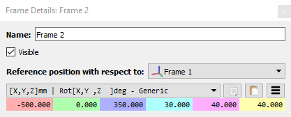 Euler reference frames mode