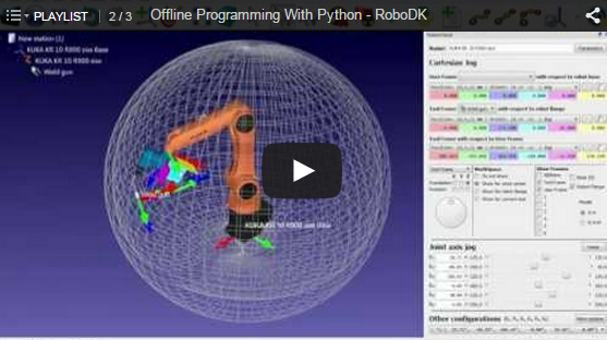 Offline programming with Python